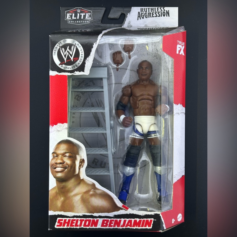 Mattel WWE Elite Shelton Benjamin Ruthless Aggression 3 Wrestling Figure AEW